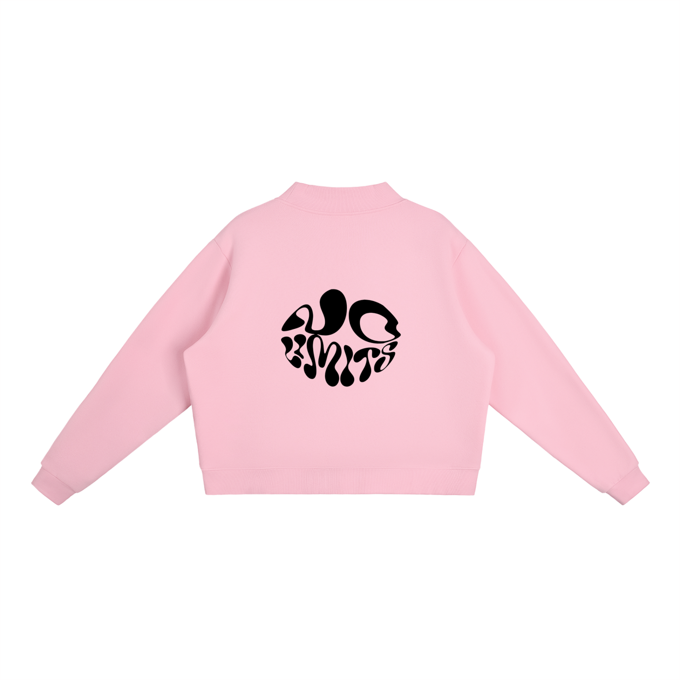 No Limits™ Sunshine Soul Fleece Mock-Neck Crew Sweatshirt