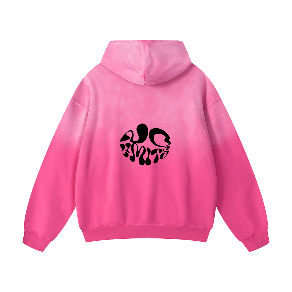 No Limits™ Quiet Days And Loud Nights Heavyweight Sunfade Oversized Hoodie