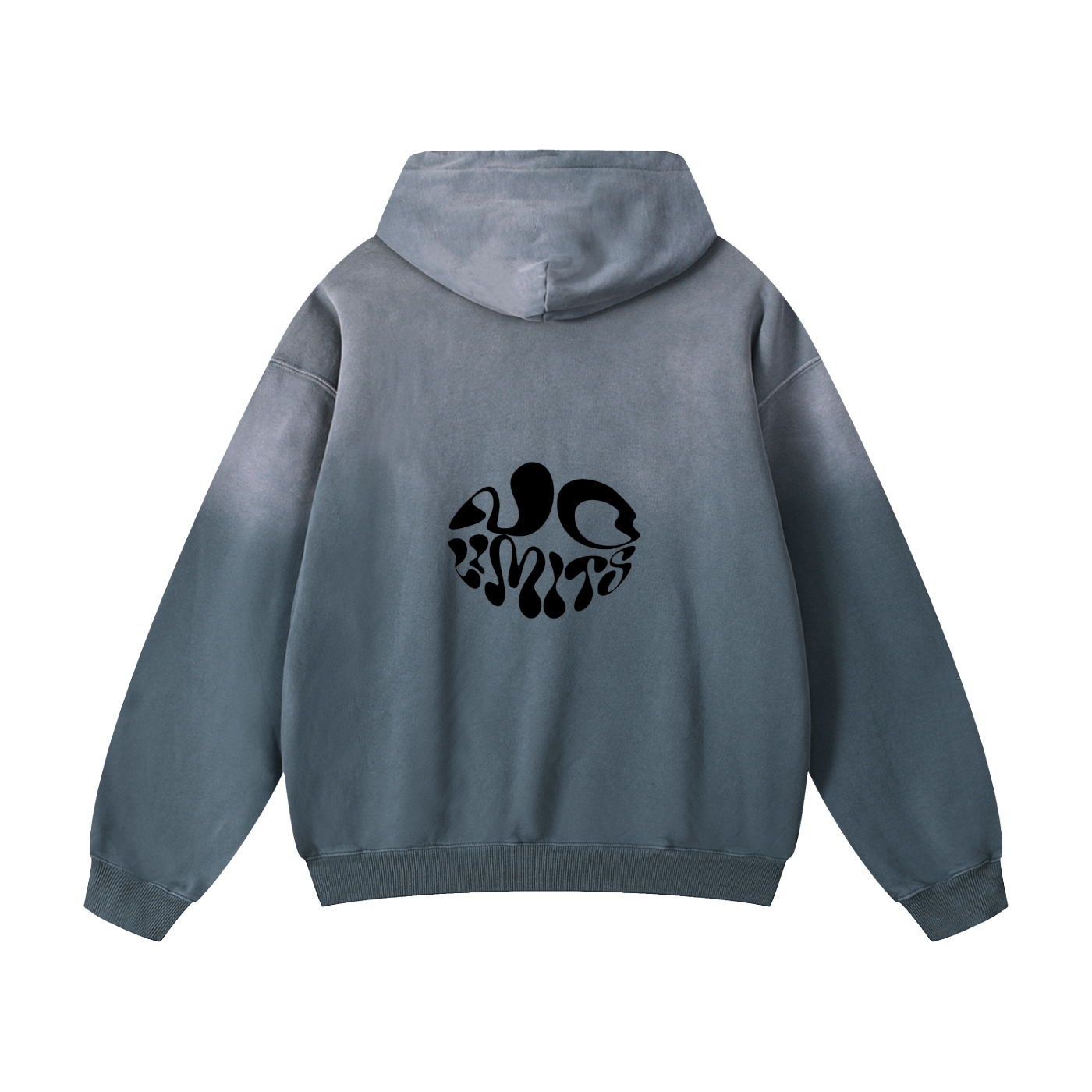 No Limits™ Quiet Days And Loud Nights Heavyweight Sunfade Oversized Hoodie