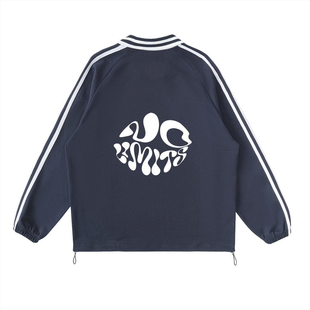 No Limits™ Make It Happen Striped Lapel Collar Sweatshirt