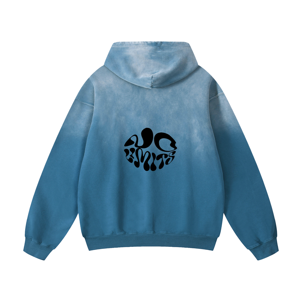 No Limits™ Quiet Days And Loud Nights Heavyweight Sunfade Oversized Hoodie