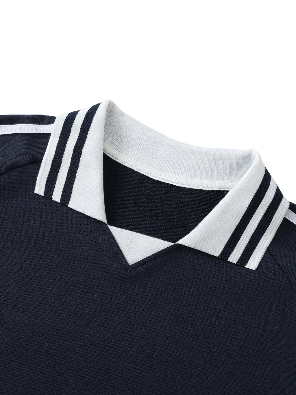 No Limits™ Make It Happen Striped Lapel Collar Sweatshirt