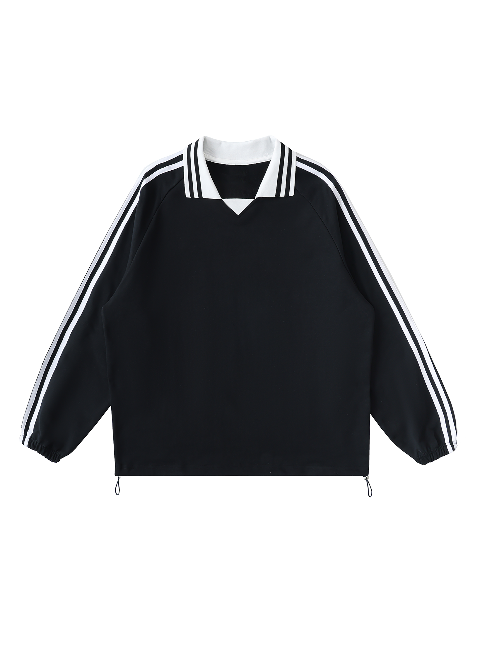 No Limits™ Make It Happen Striped Lapel Collar Sweatshirt